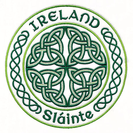 Ireland Sláinte
Stamp Satin Stitch