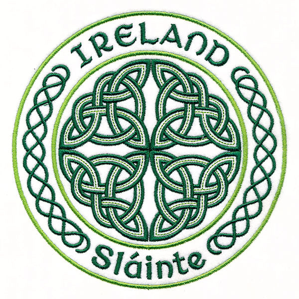 Ireland Sláinte
Stamp Satin Stitch