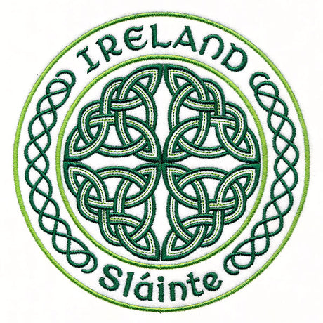Ireland Sláinte
Stamp Satin Stitch