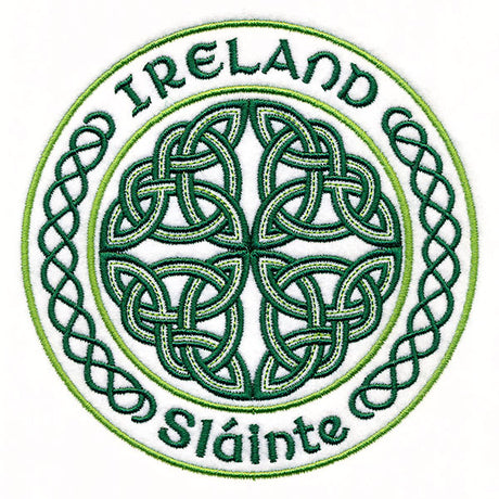 Ireland Sláinte
Stamp Satin Stitch