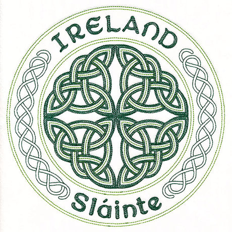 Ireland Sláinte Stamp Light Stitch