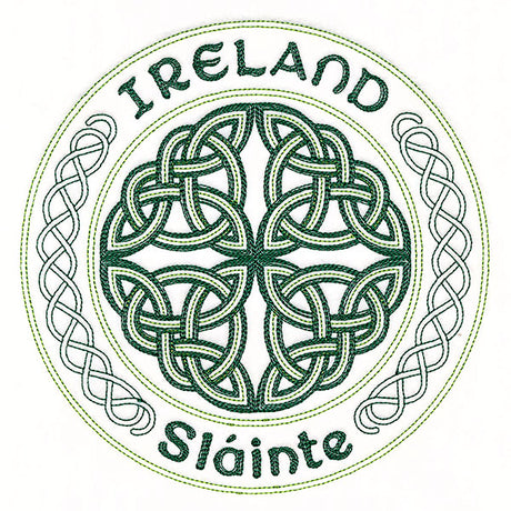 Ireland Sláinte Stamp Light Stitch