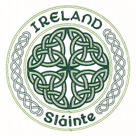 Ireland Sláinte Stamp Light Stitch