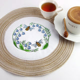 Buzzing Bees and Lillies of the Valley Wreath