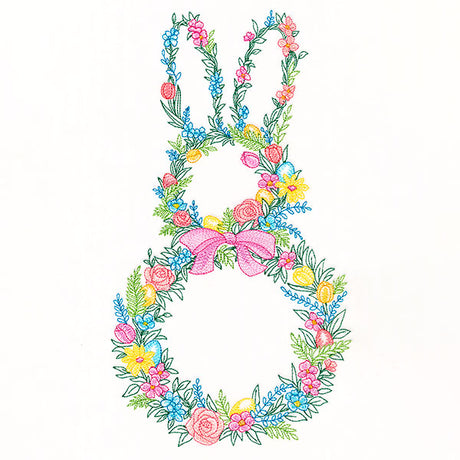 Spring Bunny Wreath