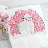 Spring Lamb Silhouette (Embossed)