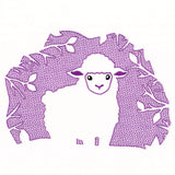 Spring Lamb Silhouette (Embossed)