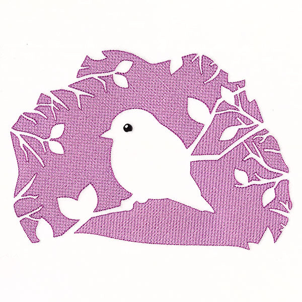 Spring Bird Silhouette (Embossed)