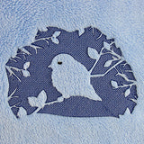 Spring Bird Silhouette (Embossed)