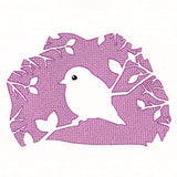 Spring Bird Silhouette (Embossed)