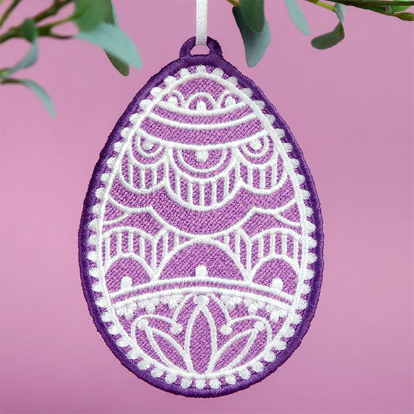 Easter Egg Charm (Lace)