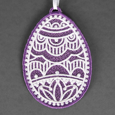 Easter Egg Charm (Lace)