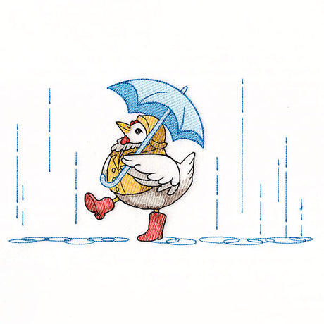 Rainy Day Chicken Border