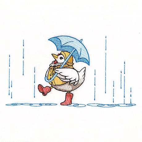 Rainy Day Chicken Border