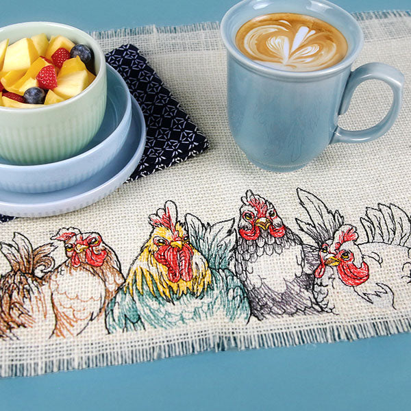 Sassy Chickens Border