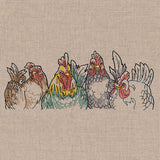 Sassy Chickens Border