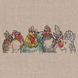 Sassy Chickens Border