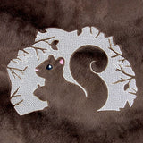 Spring Squirrel Silhouette (Embossed)