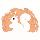 Spring Squirrel Silhouette (Embossed)