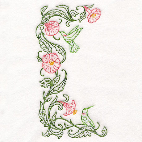 Hummingbirds & Hibiscus Half Frame