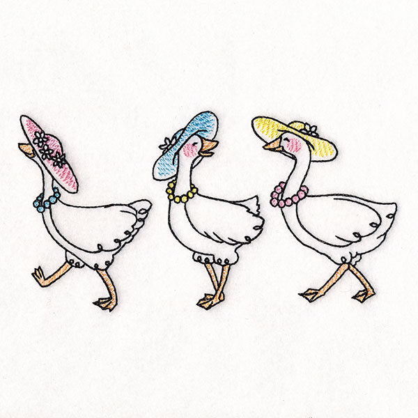 Silly Spring Goose Border
