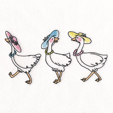Silly Spring Goose Border