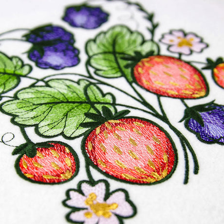 Berries & Flowers Square