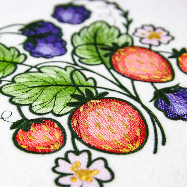 Berries & Flowers Square