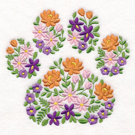Floral Pawprint