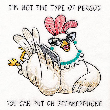 Speakerphone Chicken