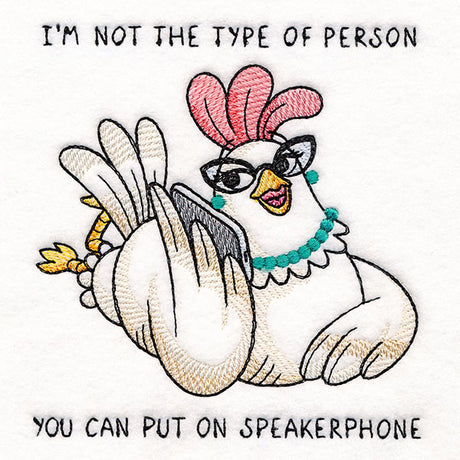 Speakerphone Chicken