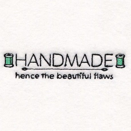 Handmade with Beautiful Flaws Label