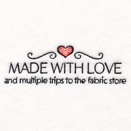Made with Love & the Fabric Store Label