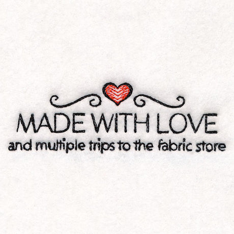 Made with Love & the Fabric Store Label