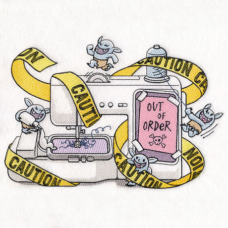 Out of Order Embroidery Machine Bobblins