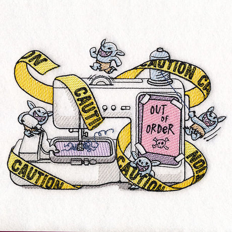Out of Order Embroidery Machine Bobblins