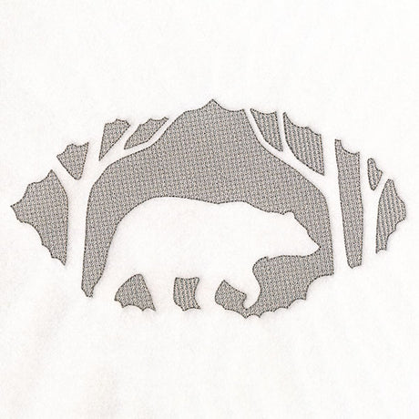 Woodland Bear (Embossed)