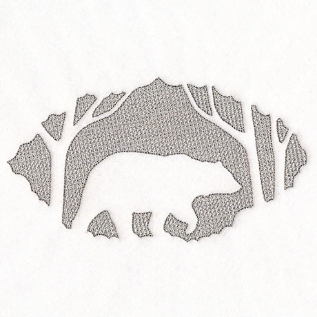 Woodland Bear (Embossed)