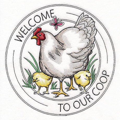 Welcome to Our Coop Stamp