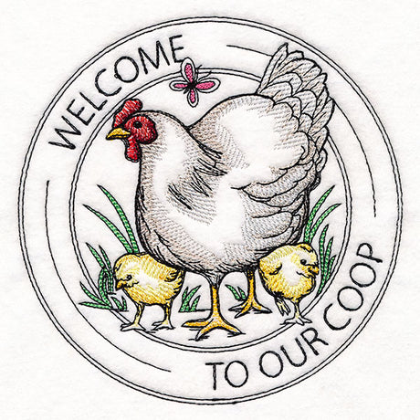 Welcome to Our Coop Stamp