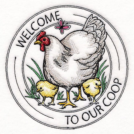 Welcome to Our Coop Stamp