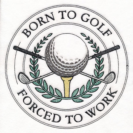 Born to Golf Stamp