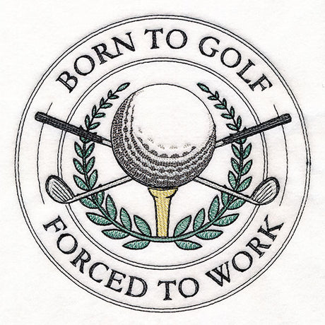 Born to Golf Stamp