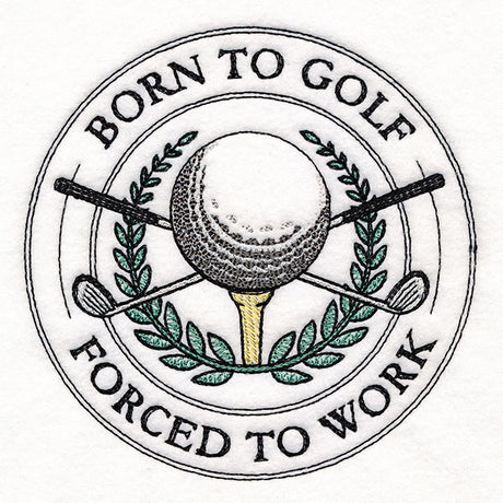 Born to Golf Stamp