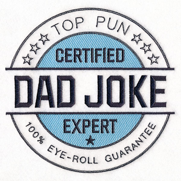 Certified Dad Joke Expert Stamp