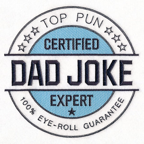 Certified Dad Joke Expert Stamp