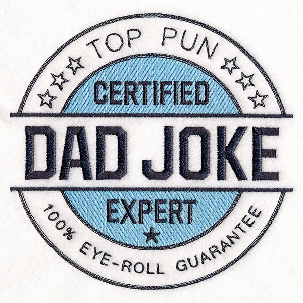 Certified Dad Joke Expert Stamp