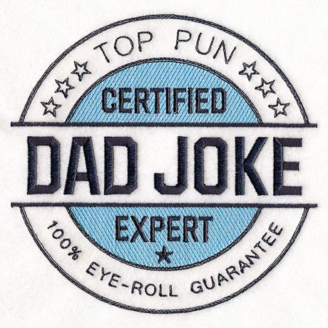 Certified Dad Joke Expert Stamp
