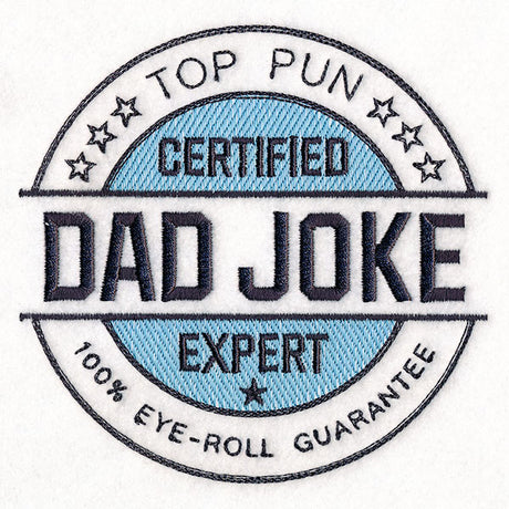 Certified Dad Joke Expert Stamp