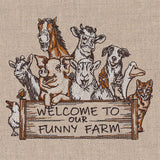 Welcome to Our Funny Farm Sign